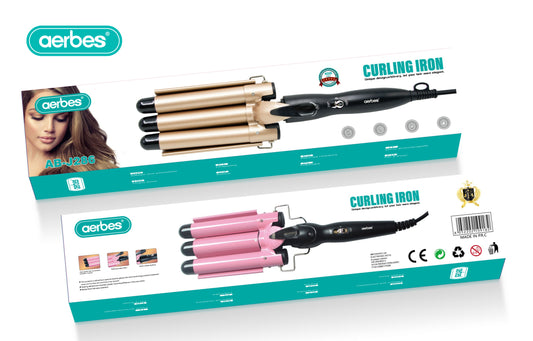 Electric Curling Iron Rated Power 70W-130W 180-210 Degrees Celsius