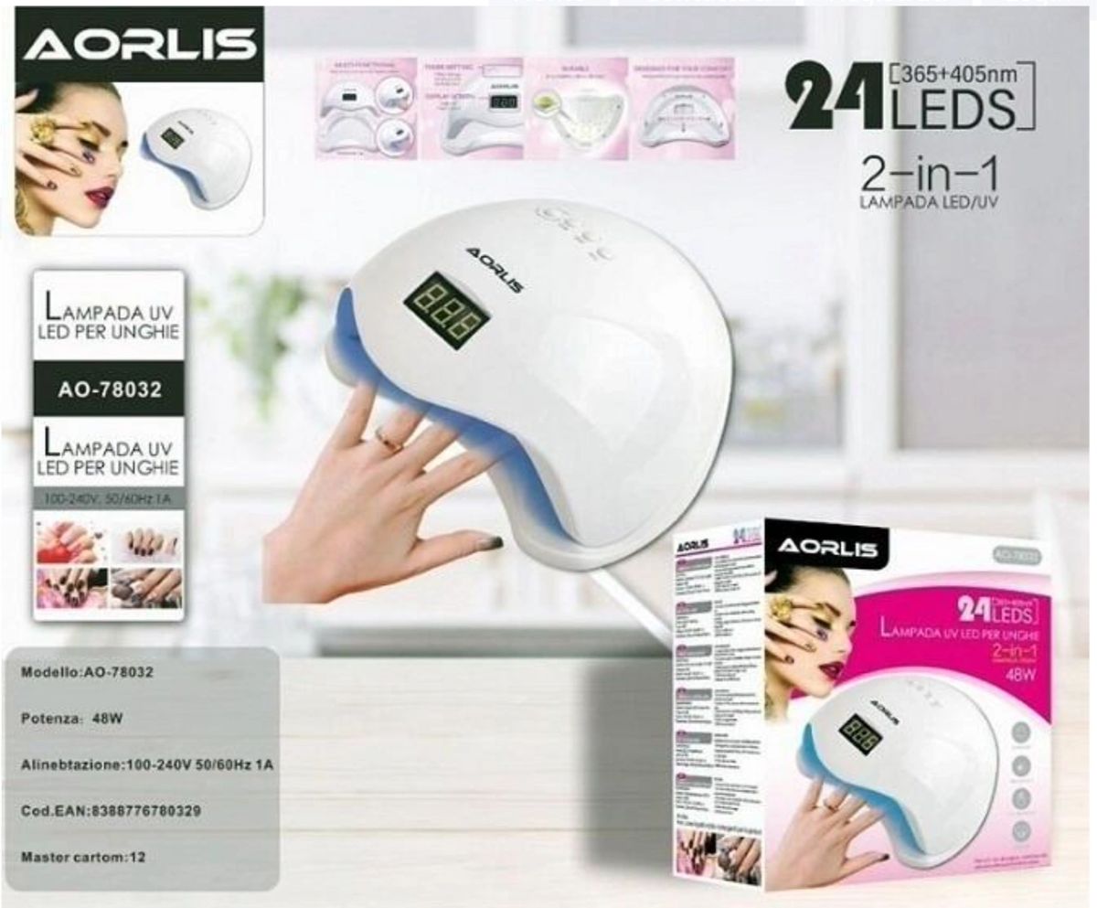 48W LED UV Nail Polish Lamp