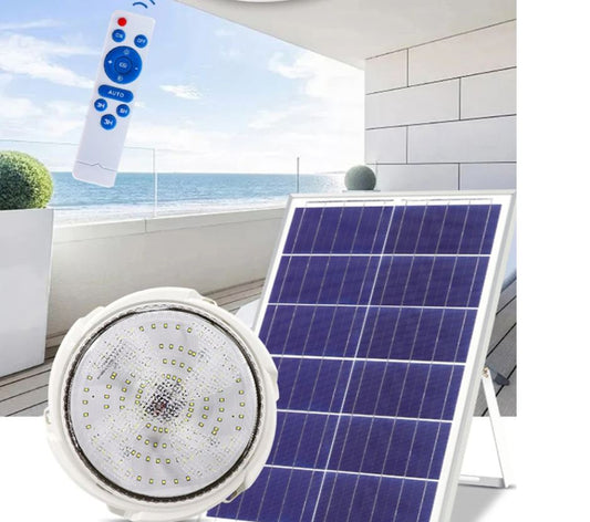 400W Solar Powered Ceiling Light With 5M Cable And Remote Control