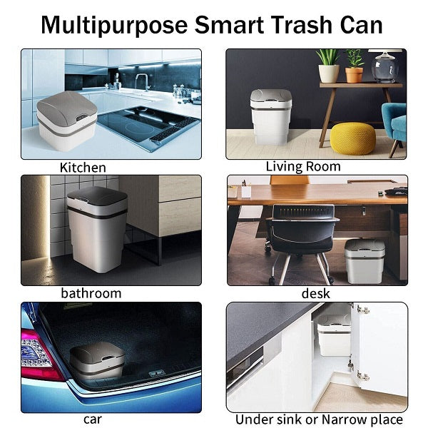 Smart Sensor Tech Savvy Modern Foldable Bin