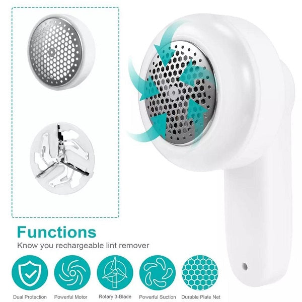 USB Recharged Portable Smart Lint Remover