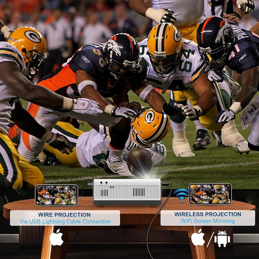 Android 11.0 Wi-Fi Compatible Projector