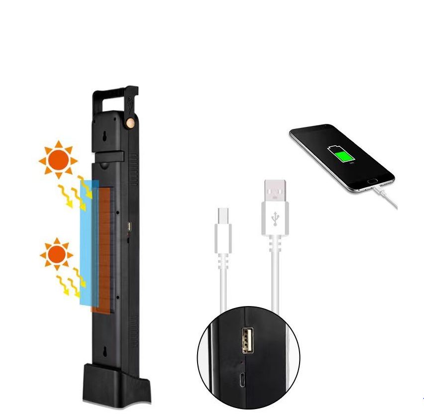 5 Modes 48 LED Solar Powered Emergency Light With Base