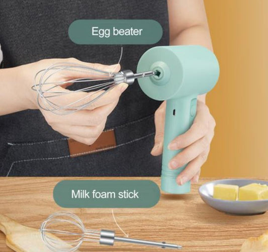 USB Port Rechargeable Handheld Mixer