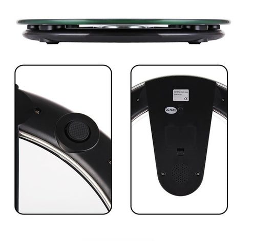 32″ LCD Smart Weight Scale With Temperature And Battery Display + Weight Memory