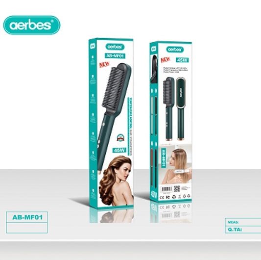 45W Electric Hair Straightener Comb Brush
