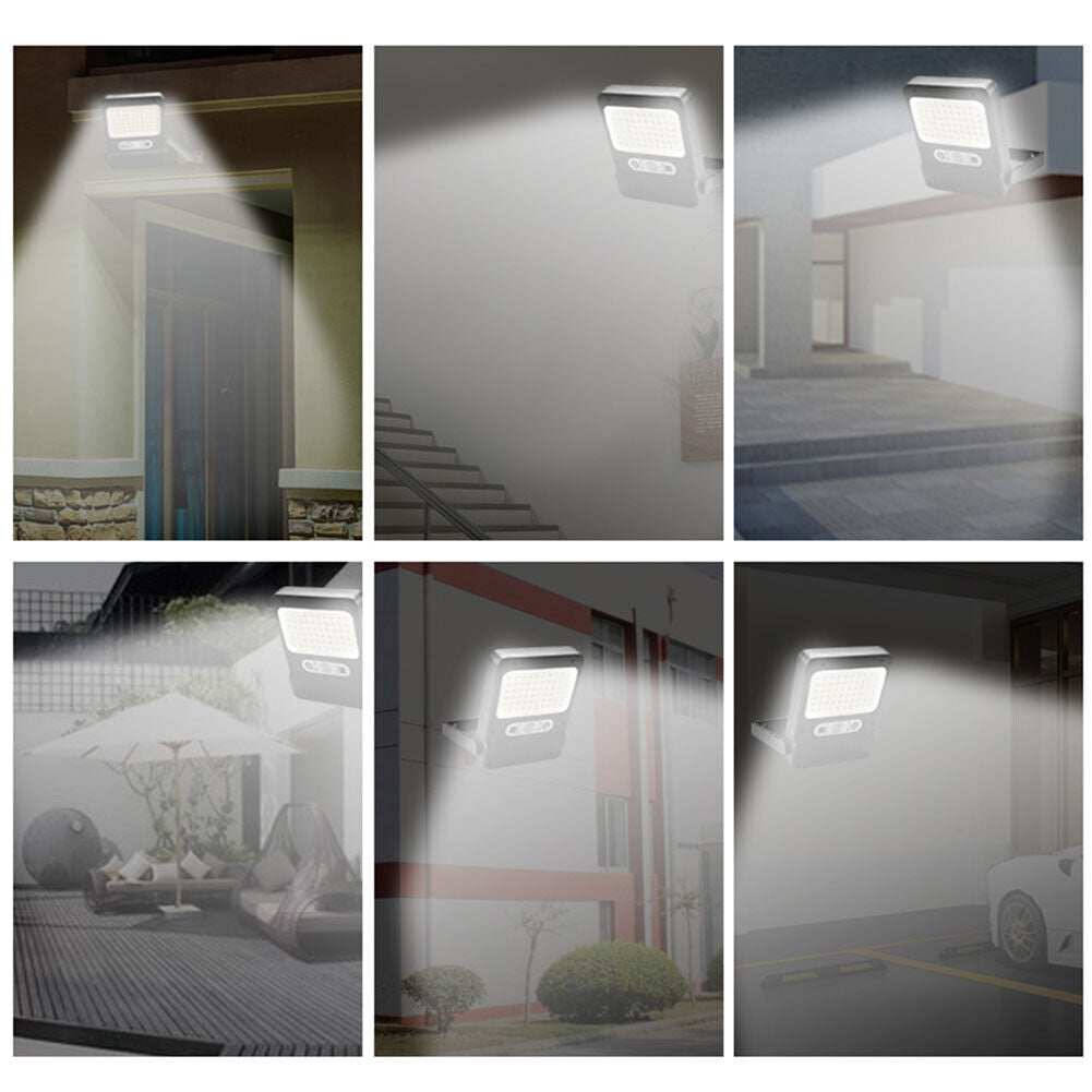 60 LED Solar Powered Sensor Wall Light