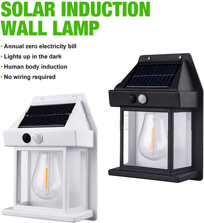 Waterproof Outdoor Solar Infrared Sensor Wall Lamp