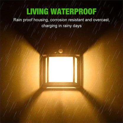 Waterproof Outdoor Solar Infrared Sensor Wall Lamp