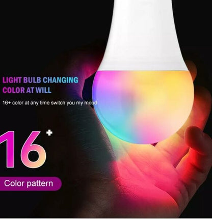 RGB 15W LED Colour Changing Lamp Dimmable Magic Bulb with Remote