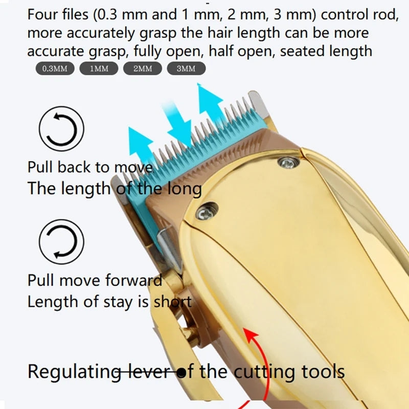 Free Hand Styling Rechargeable Electric Hair Trimmer
