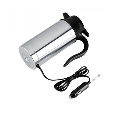 12V 750ml Stainless Steel Electric Car Travel Kettle