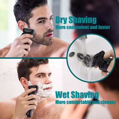 800Mah Electric Rechargeable Shaver With Battery Level LCD Display