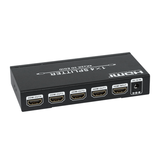 HDCVT 1x4 HDMI 1.4 Splitter supports HDCP1.4 and EDID