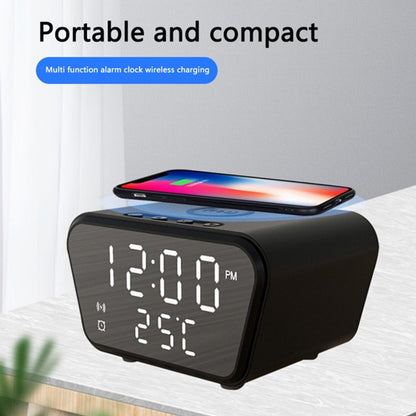 15W Alarm Clock With Wireless Charger + Temperature