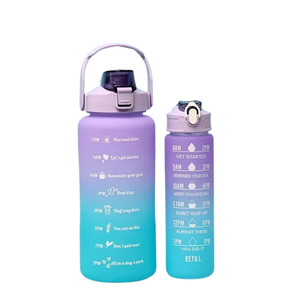 Set Of 2 Aquatic Canteen Water Bottle
