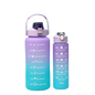 Set Of 2 Aquatic Canteen Water Bottle