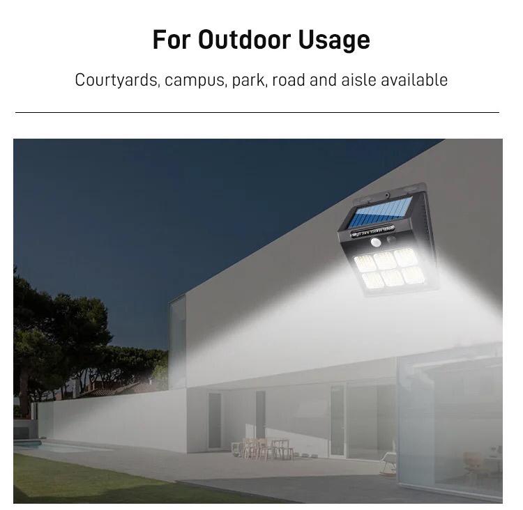 96 LED Solar Powered Sensor Wall Light
