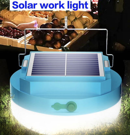 60W Solar Powered 49 LED Hanging Camping Light