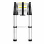 4.1m Aluminium Telescopic Ladder Portable Collapsible Extension Ladder with Locking Steps, Anti-Slip Feet & Compact Storage Design
