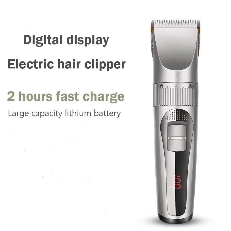 Rechargeable Hair Trimmer With Level Adjustments