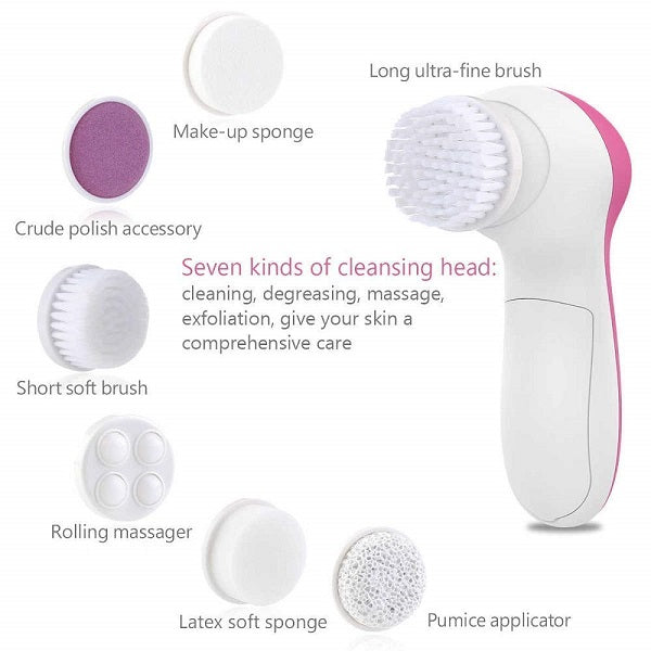 4-In-1 Battery Operated Face Cleaner
