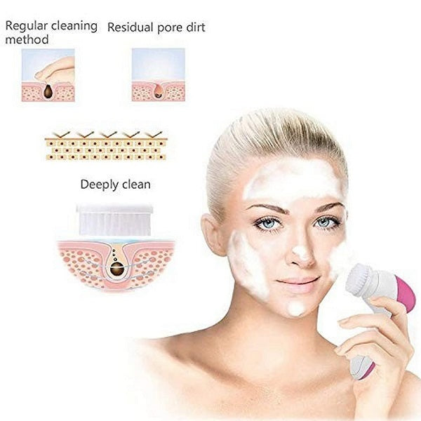 6-In-1 Electronic Facial Residue Cleaner