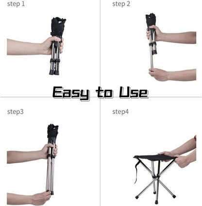 Small Travel Foldable Camping Stool With Bag