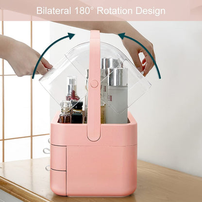 Cosmetics Storage Case With 3 Drawers