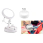 Foldable LED Magnifier Makeup Mirror