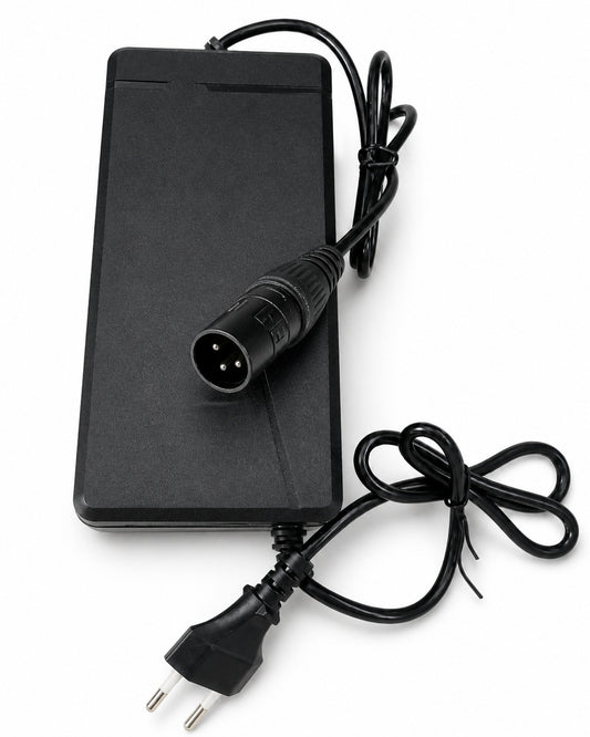54.6V 5A Fast Lithium-Ion Battery Charger with XLR Connector – For 48V E-Bike, Scooter & Lithium Battery Packs