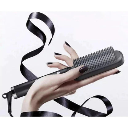 34W Electric Hair Straightener Comb Brush