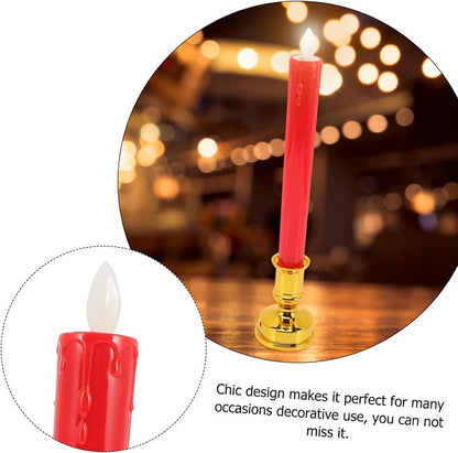 LED Candle with Base Set of 2