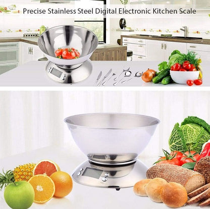 5kg\1g Digital Kitchen Scale With A Bowl