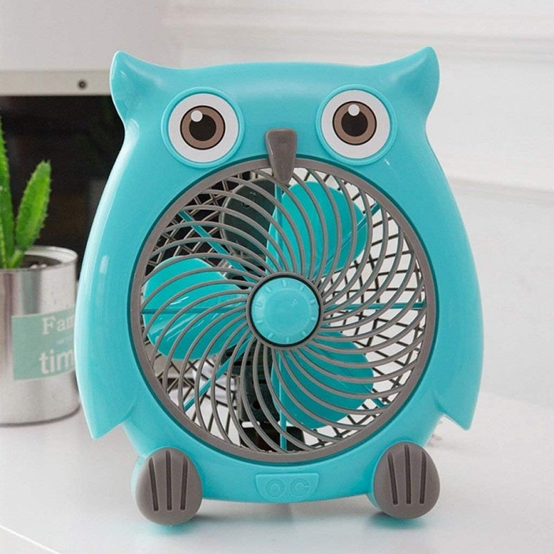 Electric Cartoon Owl Fan