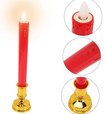 LED Candle with Base Set of 2