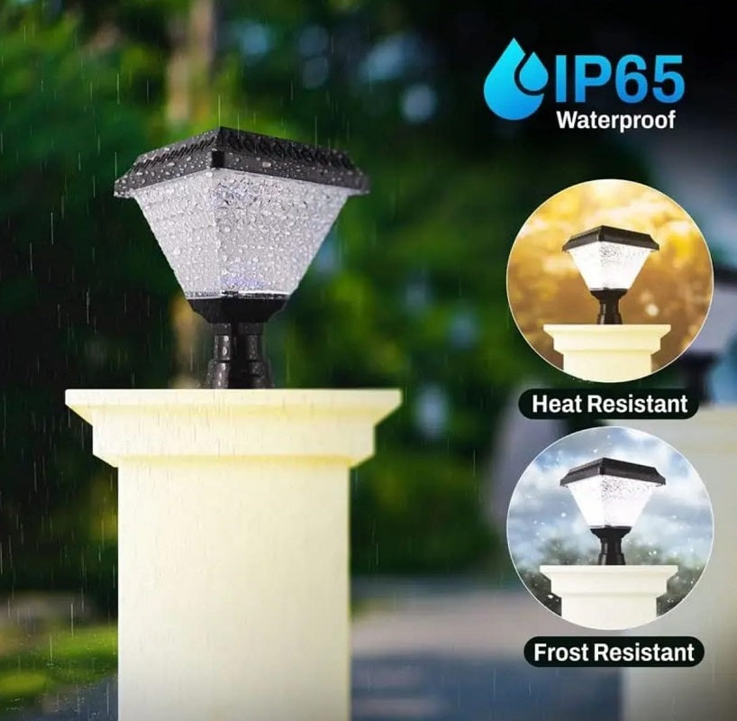 Solar Powered Garden Light RGB ,White & Warm White With Remote Control