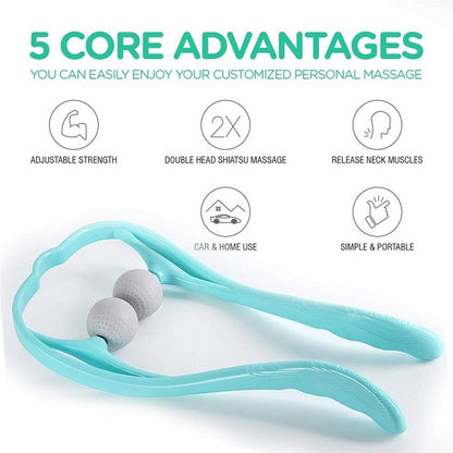 Handheld Neck Shoulder Massager Tool