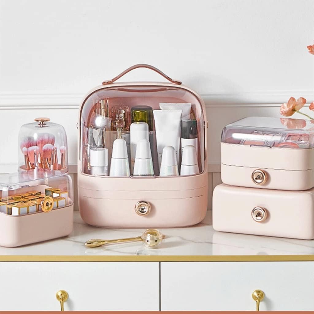 Large Capacity Cosmetic Storage Case With Drawer