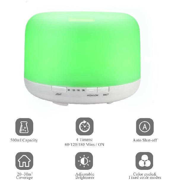 7 LED Aroma Diffuse Humidifier