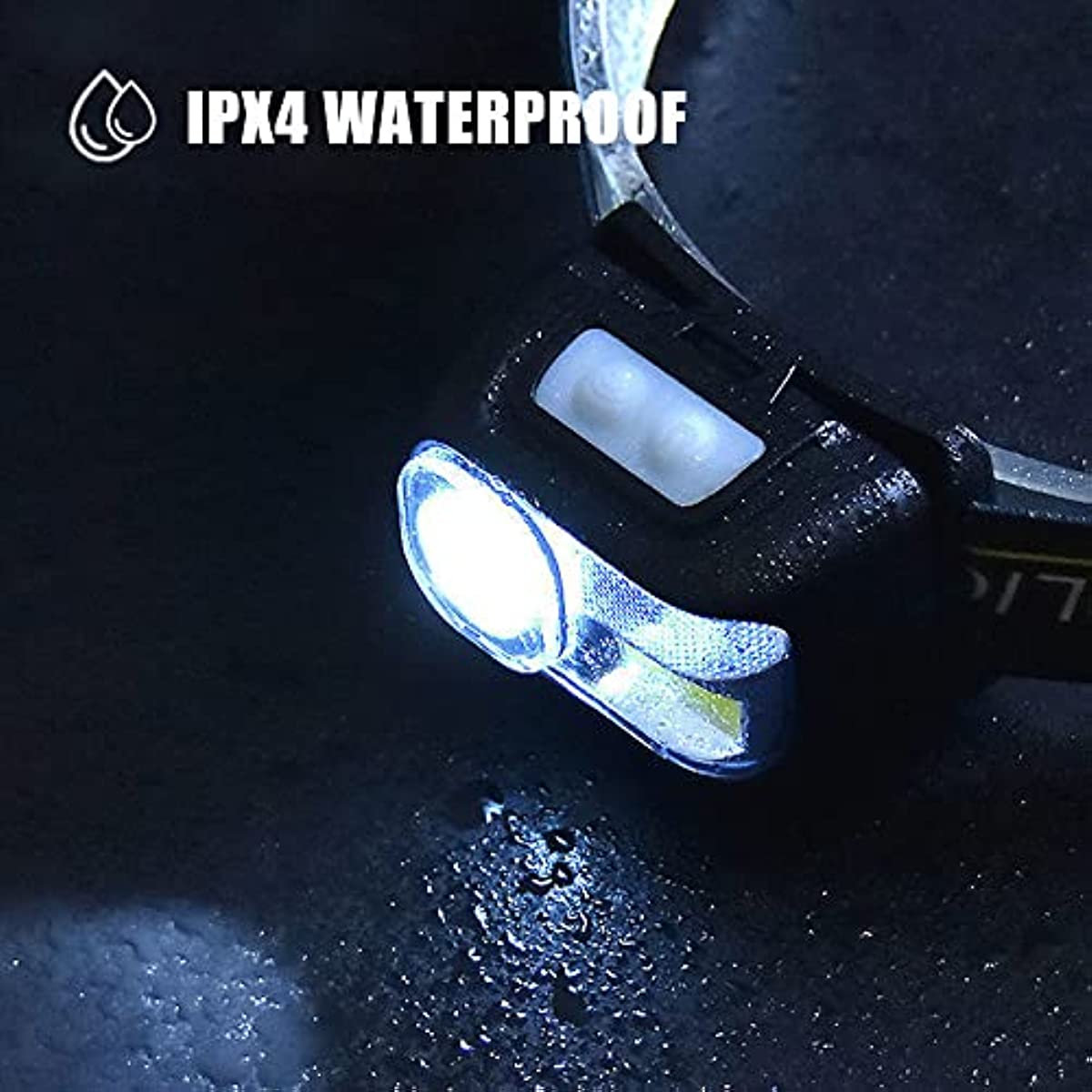 Rechargeable Headlamp With Wave Sensing