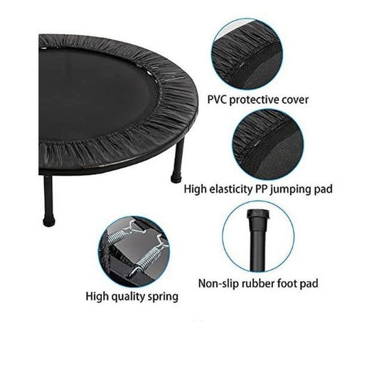 Outdoor Fitness Trampoline With Safety Pad