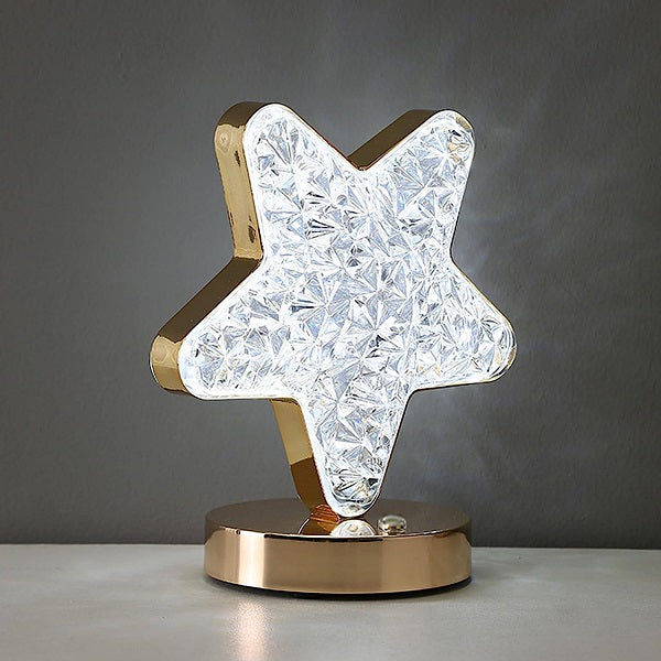 Rechargeable 3 LED Mode Star Light Table Lamp