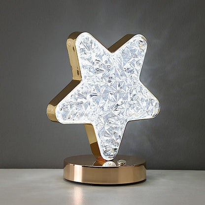 Rechargeable 3 LED Mode Star Light Table Lamp