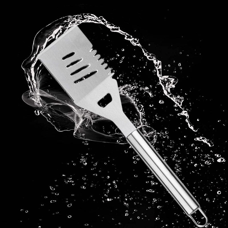 25 PCS Stainless Steel Braai BBQ Tools Set Accessories