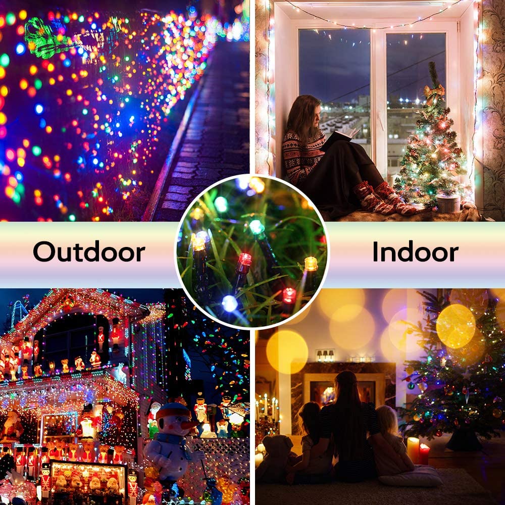 10M RGB LED Solar Powered Light 100LEDs