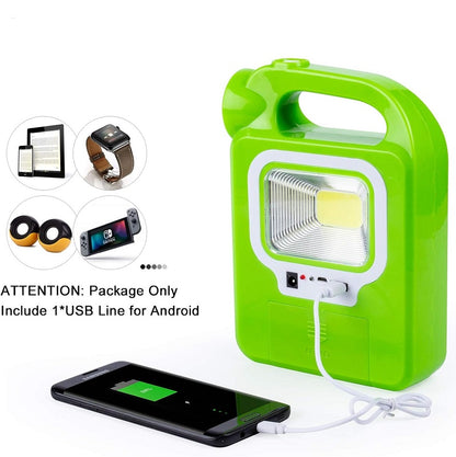 Green Petrol Can Design Solar Powered Emergency COB + LED Light