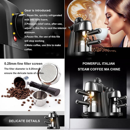 Two Pipe Modern Automatic Coffee Maker Machine