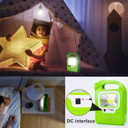 Green Petrol Can Design Solar Powered Emergency COB + LED Light