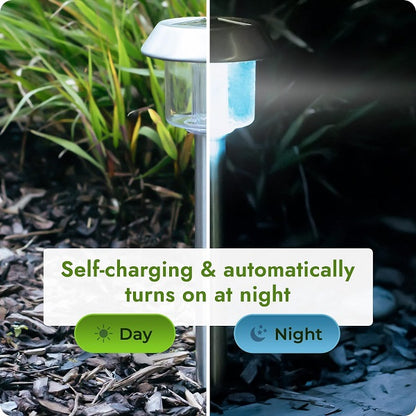 30W Solar Powered Garden Light White And RGB